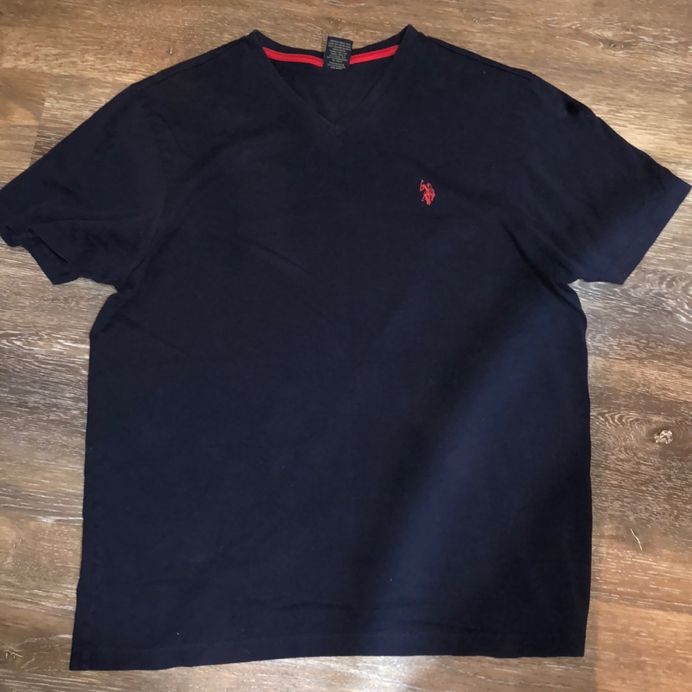 Mens polo v neck